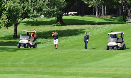 Golfing
